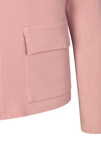 ERNST FABER Damenjacke in Rosa mit Reißverschluss und Daunenkragen (2)