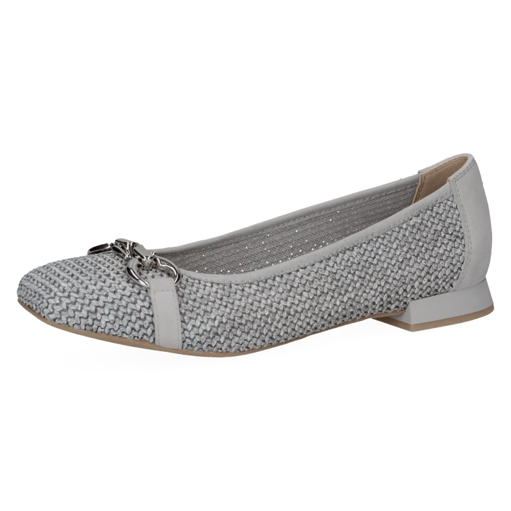 CAPRICE Damen Ballerinas blau rattan
