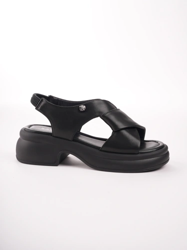 KARISMA schwarze Plateausandalen für Frauen (2)