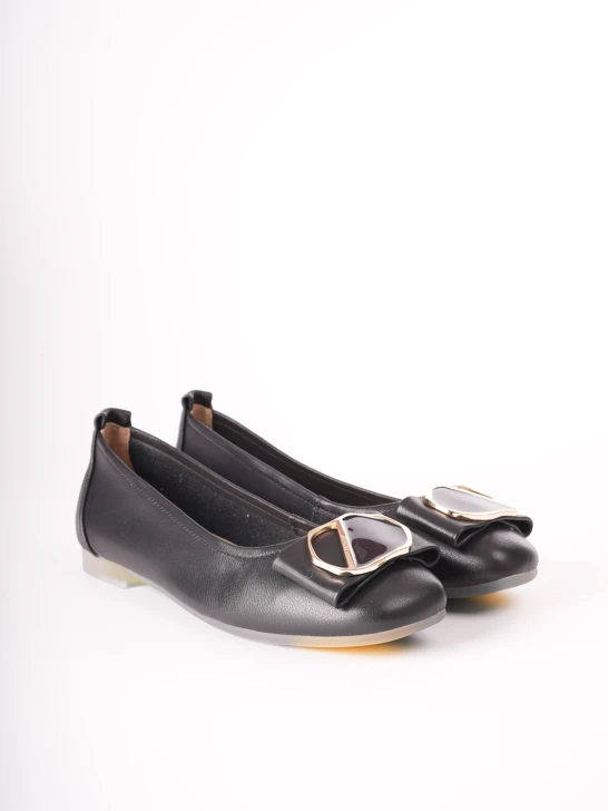 PASS Damen Ballerinas schwarz