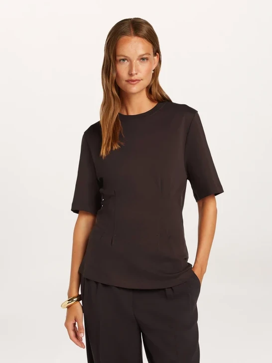 BEAUMONT Damen-T-Shirt „Odette“ in Pflaumenfarbe
