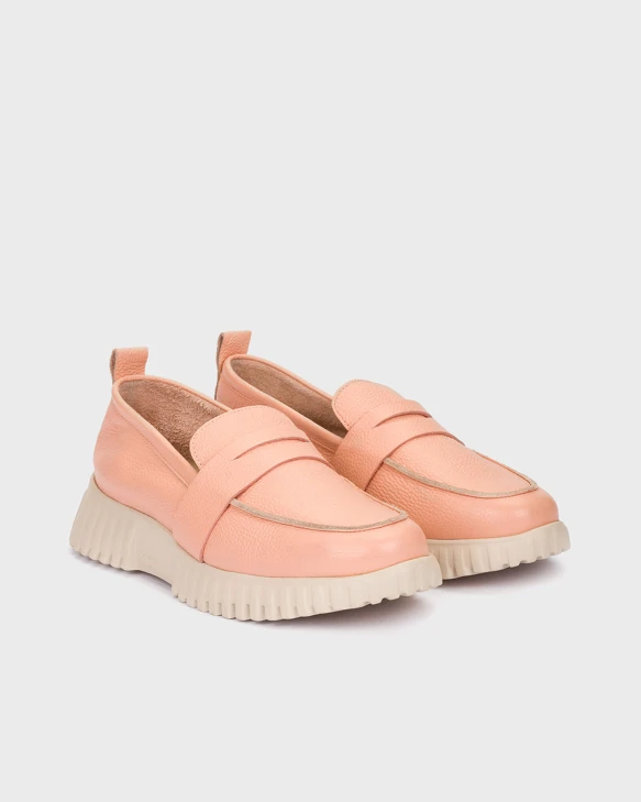 WONDERS Damen apricotfarbene Slipper