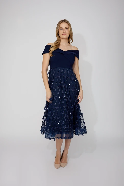 FRANK LYMAN Damen Kleid dunkelblau formal
