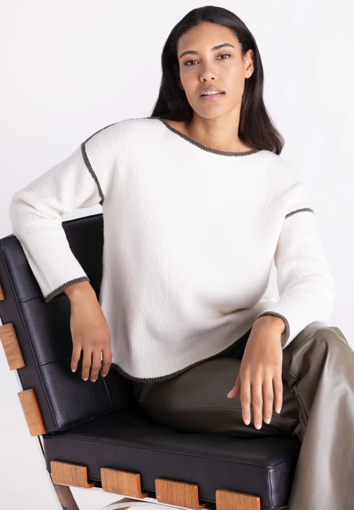 TUZZI Damenpullover in Creme