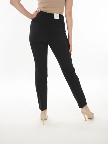 PARAMI LIVIA schwarze Skinny-Hose für Damen mit Puck (4)