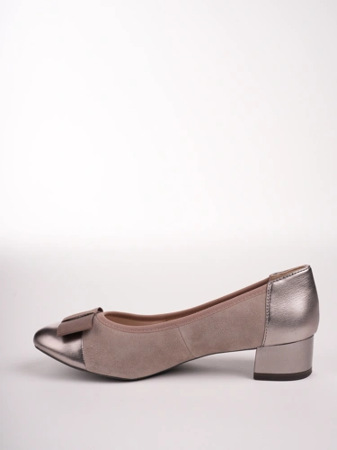 CAPRICE Damen Pumps mit Schleife beige (3)