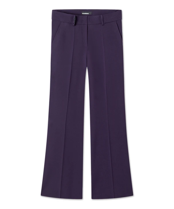 CAMBIO FRANCE Damenhose in Dunkelviolett