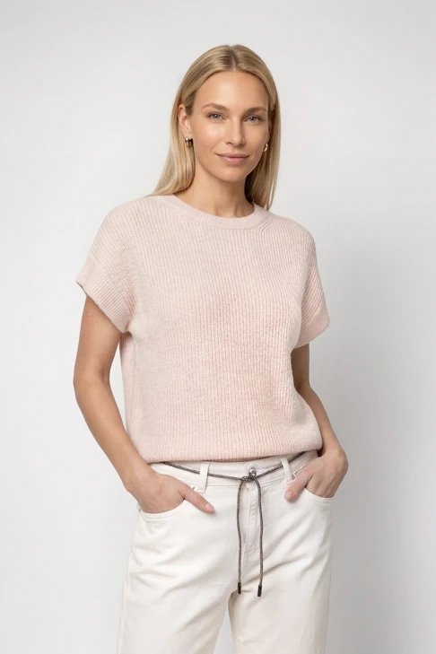 MONARI SOFT BEAUTY Damenpullover mit Melange-Effekt