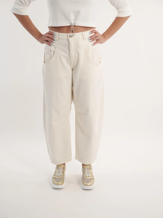 PARAMI OLIVIA Damenjeans hellbeige