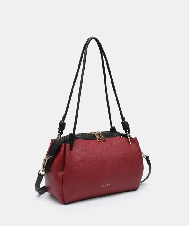 PEPE MOLL Damenhandtasche in Weinrot