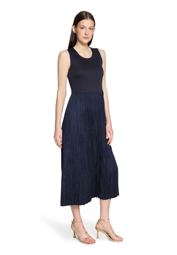 VERA MONT Damen Kleid dunkelblau ärmellos (3)