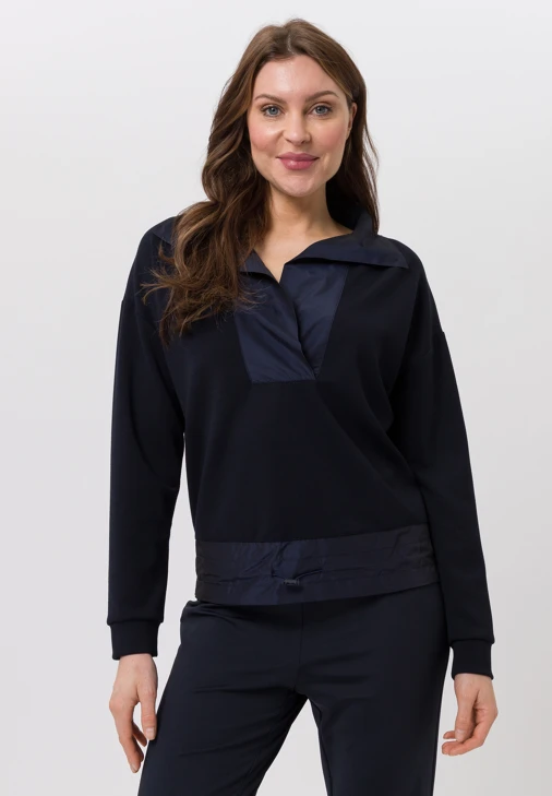 TUZZI RED EDITIO Damen Sweatshirt dunkelblau