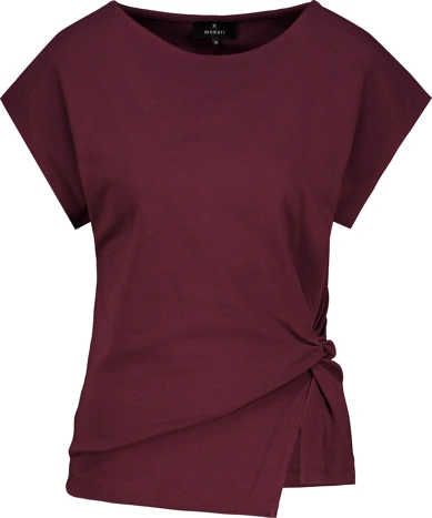 MONARI LEO & BORDEAUX Damen-T-Shirt in Bordeauxrot (5)