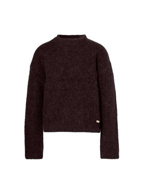 BEAUMONT Damenpullover „Petrona“ in Pflaumenfarbe