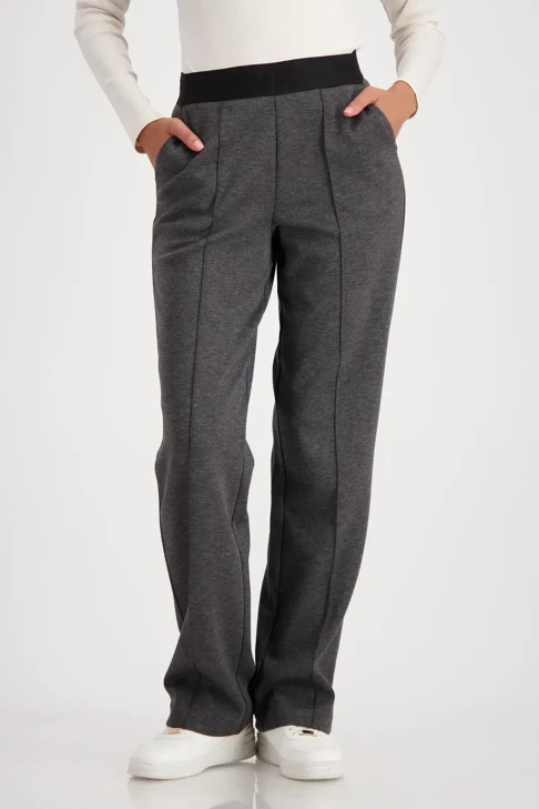 MONARI CIAO BELLA Damenhose grau mit elastischem Bund
