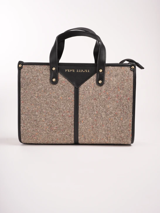 PEPE MOLL Damen Handtasche beige Tweed