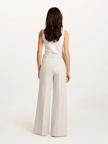 BEAUMONT AYLE Damenhose beige mit weißem Streifen (3)