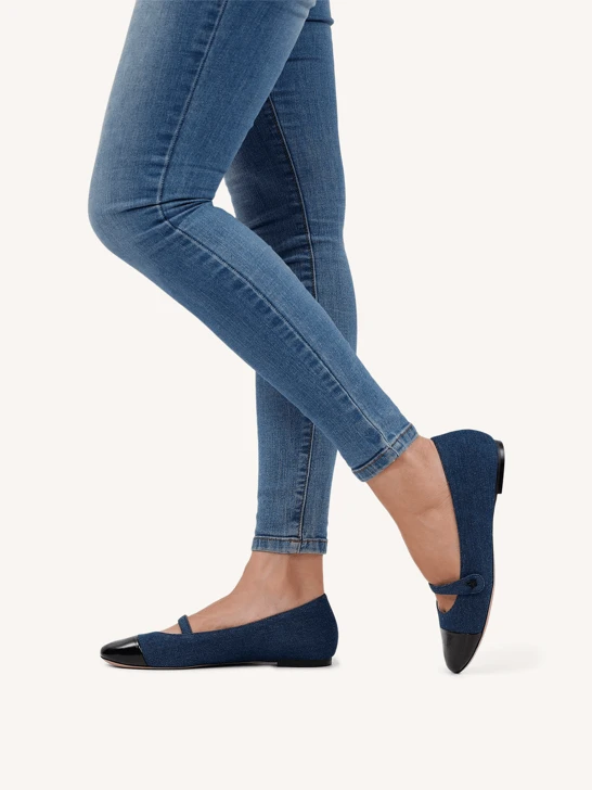 CAPRICE Damen Ballerinas blau