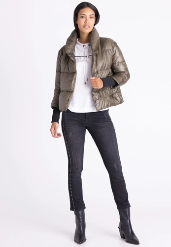 TUZZI TAKE THE R Damenjeans, schwarz, verwaschen (2)