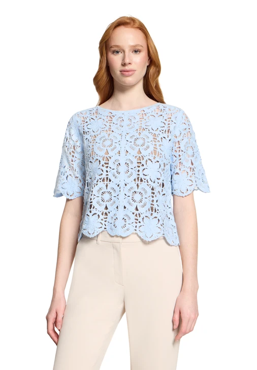BETTY & CO Damen Pullover hellblau
