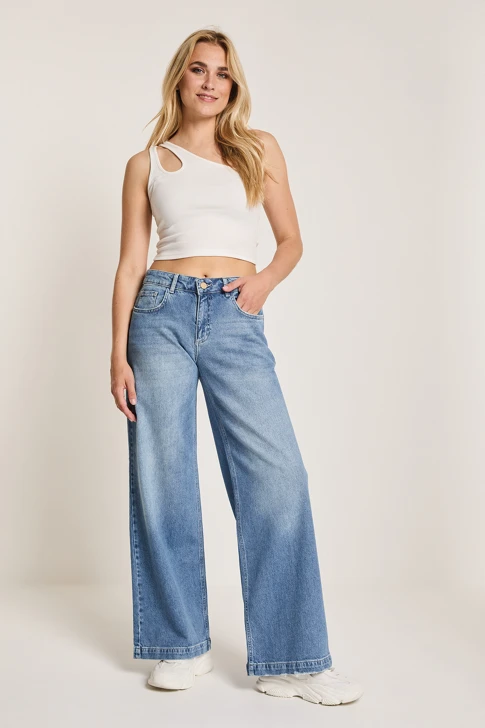 PARAMI CLOË Damenjeans weit geschnitten