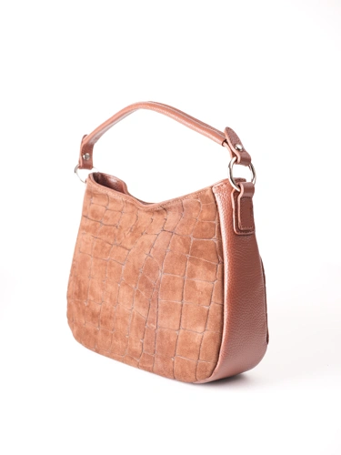 GROSSO BAG Damenhandtasche aus Leder in Cognac (1)