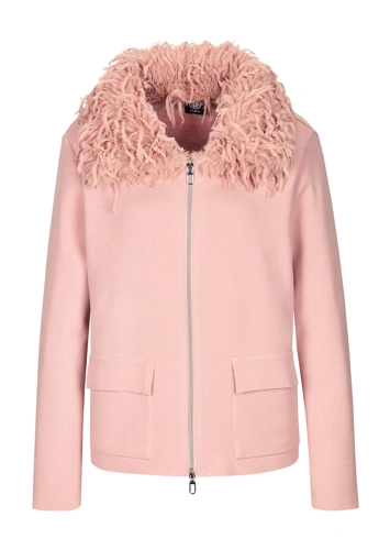 ERNST FABER Damenjacke in Rosa mit Reißverschluss und Daunenkragen ERNST FABER Damenjacke in Rosa mit Reißverschluss und Daunenkragen