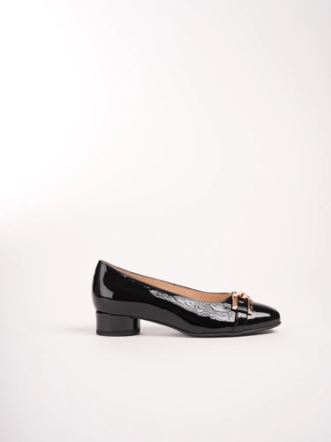 HASSIA Damen Pumps Lack schwarz (2)