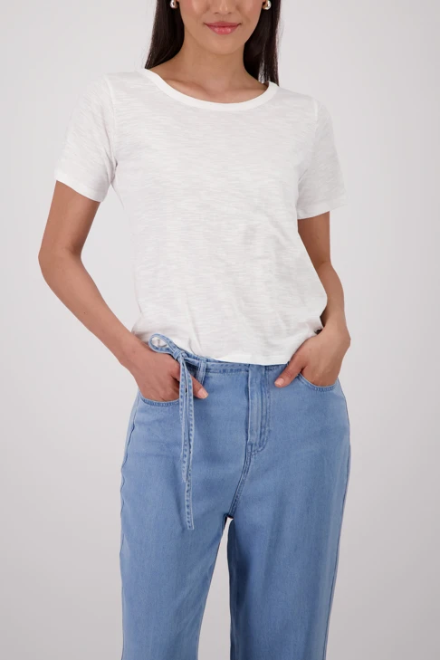 MONARI SEE YOU SUN Damen-T-Shirt, weiß