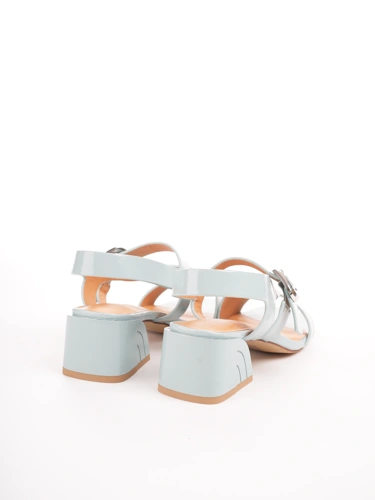 EPICA Damen Sandalen blau mit Riemchen und Blockabsatz (1)
