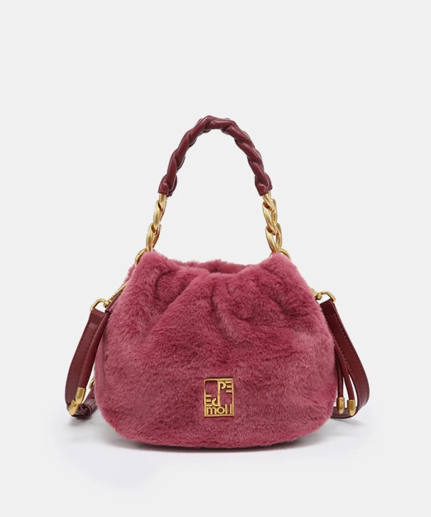 PEPE MOLL Damenhandtasche, klein, bordeauxrot