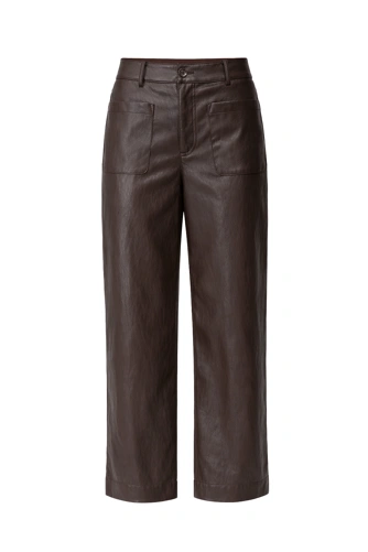 CATNOIR Damenhose aus veganem Leder in Braun (6)