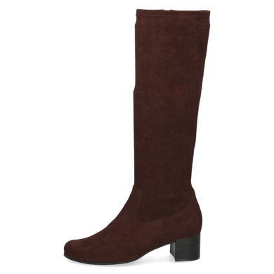CAPRICE Damen-Stiefel aus Stretchmaterial, braun (1)