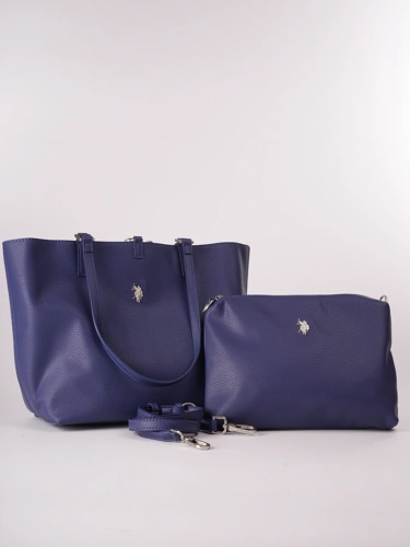 U.S.POLO ASSN. Damen Handtasche groß blau (1)