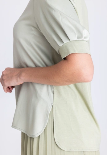 TUZZI ESSENTIALS Damenbluse oliv (2)