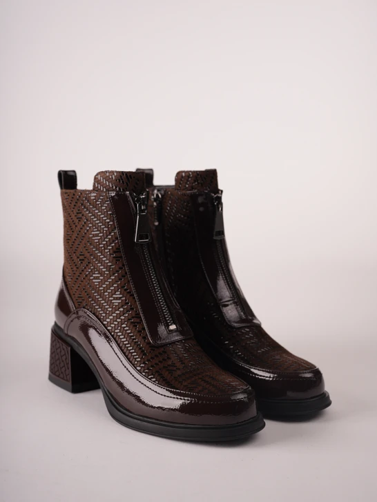 EPICA Damen-Stiefeletten, braun, verziert