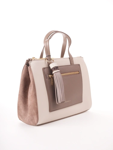 EPICA Damenhandtasche, mittelgroß, beige (1)