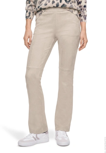BETTY BARCLAY Damen-Velourshose, beige