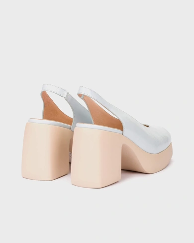 WONDERS Damen Pumps mit leerem Absatz blau (1)