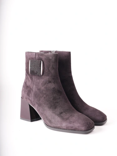 EPICA Damen-Stiefeletten aus Wildleder, braun