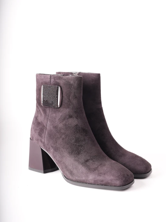 EPICA Damen-Stiefeletten aus Wildleder, braun