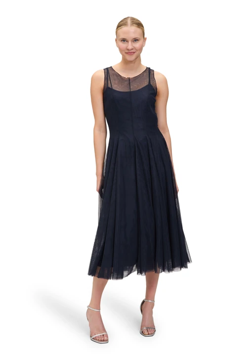 VERA MONT Damen Kleid dunkelblau formal