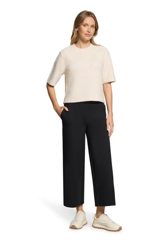BETTY & CO Damen Pullover beige kurzarm (2)