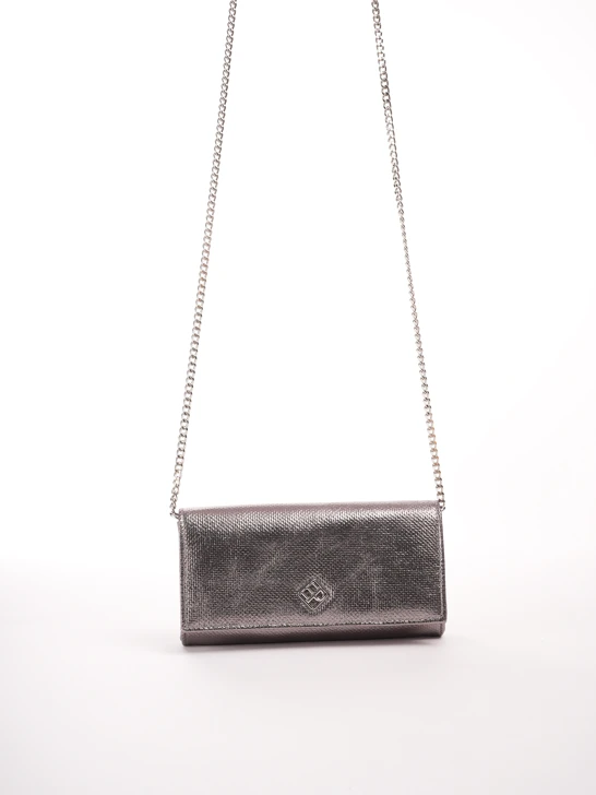 PEPE MOLL Damenhandtasche Eva dunkel silber