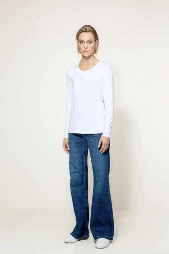 CATNOIR Damen-T-Shirt, weiß (1)