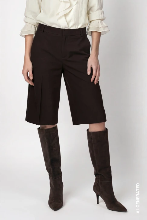 MONARI FASHION SHOW Damen-Bermudashorts, braun