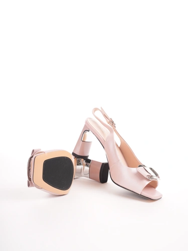 EPICA Damen Sandalen rosa mit dekorativer Schnalle (4)