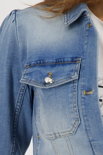 MONARI CAPE TOWN Damenjacke blau denim (4)