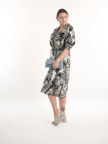 CATNOIR-Kleid mit Accessoires in Mentholfarbe