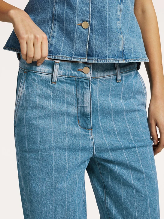 BEAUMONT ROSE Damenjeans mit Streifen